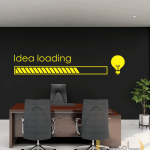 برچسب انگیزشی ایده idea loading
