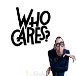 who cares برچسب دیواری