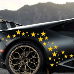 برچسب ماشین طرح ستاره