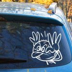 برچسب ماشین طرح رودی