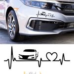 برچسب ضربان قلب طرح bmw