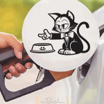 برچسب باک ماشین 4