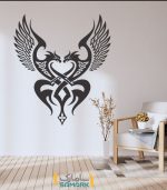 برچسب دیواری طرح اژدها