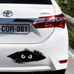 برچسب ماشین طرح چشم (هیولا)