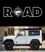 برچسب ماشین آفرودی طرح road