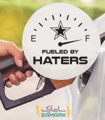 برچسب در باک fueled by haters