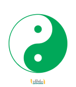 برچسب دیواری یین یانگ