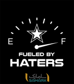 برچسب در باک fueled by haters