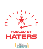 برچسب در باک fueled by haters