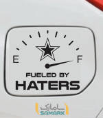 برچسب در باک fueled by haters