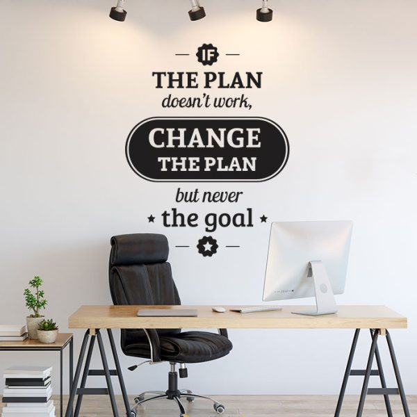 برچسب انگیزشی change the plan