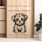 برچسب سگ پشمالو (شیتزو)