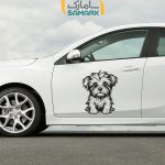 برچسب سگ پشمالو (شیتزو)