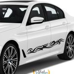 برچسب بدنه ماشین طرح آتش 2