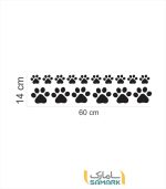 برچسب پنجه حیوان Paw Print