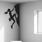 برچسب دیواری کوهنورد 1