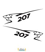 نشان افتخار پژو 207