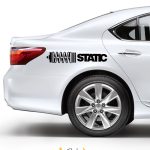 برچسب استاتیک برای بدنه و شیشه ماشین