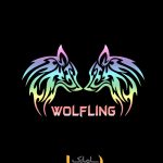 برچسب ماشین طرح گرگ wolfling