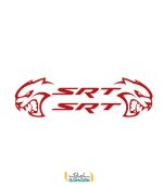برچسب گلگیر طرح SRT Hellcat (پک دوتایی)