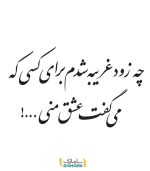 چه زود غریبه شدم برای کسی که می گفت عشق منی ... !