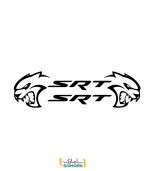 برچسب گلگیر طرح SRT Hellcat (پک دوتایی)