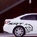 برچسب گلگیر طرح SRT Hellcat (پک دوتایی)