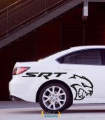 برچسب گلگیر طرح SRT Hellcat (پک دوتایی)