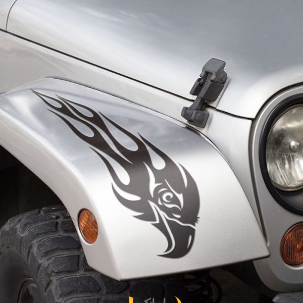 استیکر عقاب آتشین