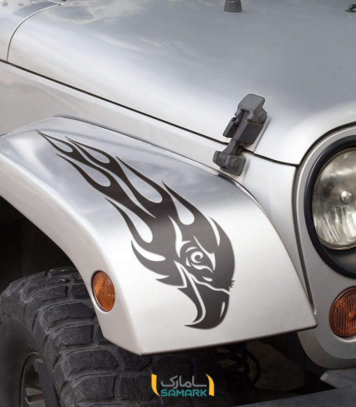 استیکر عقاب آتشین