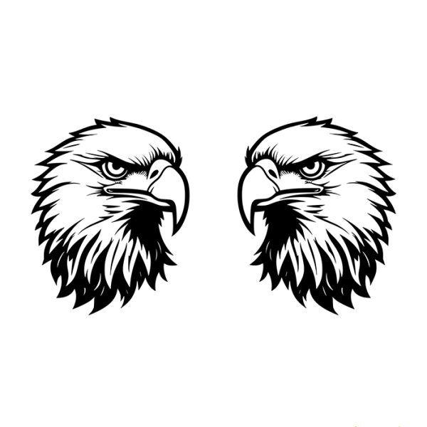 استیکر سر عقاب 1