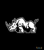 استیکر آفرودی طرح کرگدن