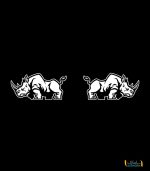 استیکر آفرودی طرح کرگدن