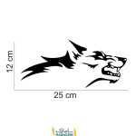 برچسب گرگ خشمگین برای موتور