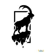 استیکر بز کوهی