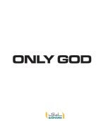 استیکر ONLY GOD مشکی