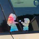 استیکر کیوت LOVE 2 روی ماشین