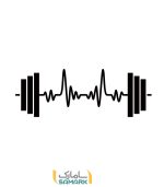 استیکر ضربان قلب و وزنه