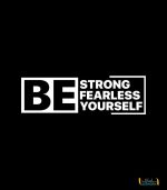 استیکر انگیزشی دیواری BE strong BE fearless BE yourself