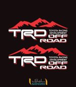 استیکر ماشین trd offroad-2 (بسته دو عددی)