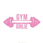 Gym Girlie استیکر دیواری باشگاه ورزشی