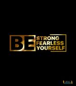 استیکر انگیزشی دیواری BE strong BE fearless BE yourself