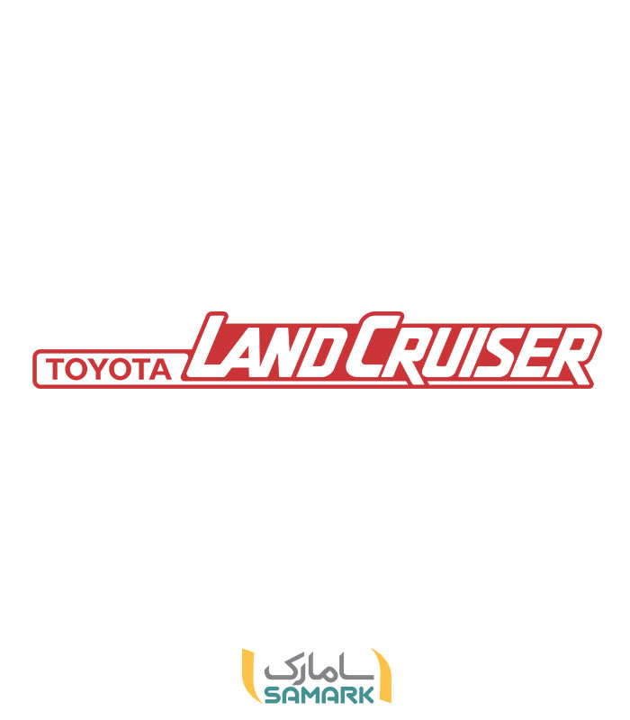 استیکر آفرودی آرم تویوتا لندکروزر (toyot laland cruiser)