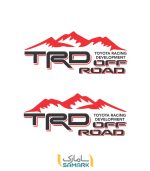 استیکر ماشین trd offroad-2 (بسته دو عددی)