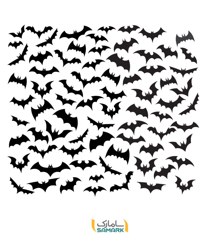 استیکر ماشین طرح خفاش