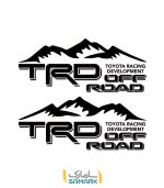 استیکر ماشین trd offroad-2 (بسته دو عددی)