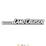 استیکر آفرودی آرم تویوتا لندکروزر (toyot laland cruiser)
