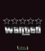 استیکر wanted برای جاده های بی قانون