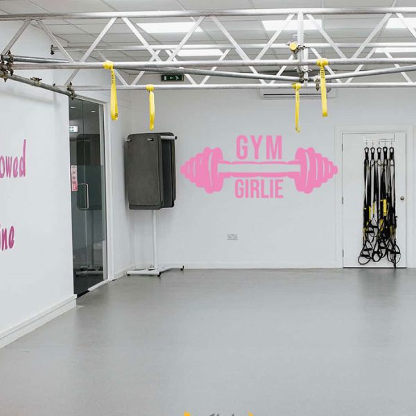 Gym Girlie استیکر دیواری باشگاه ورزشی