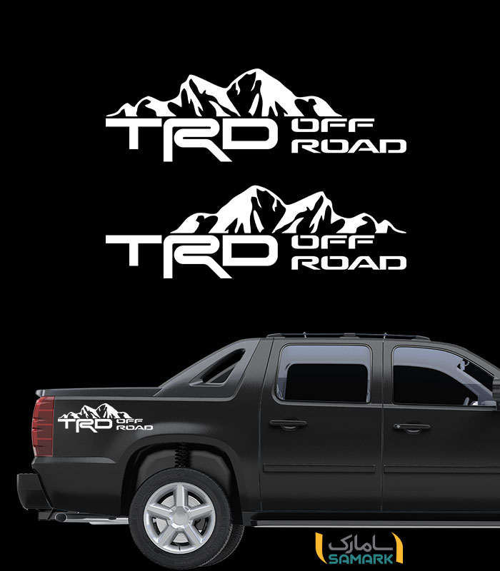 استیکر ماشین trd offroad